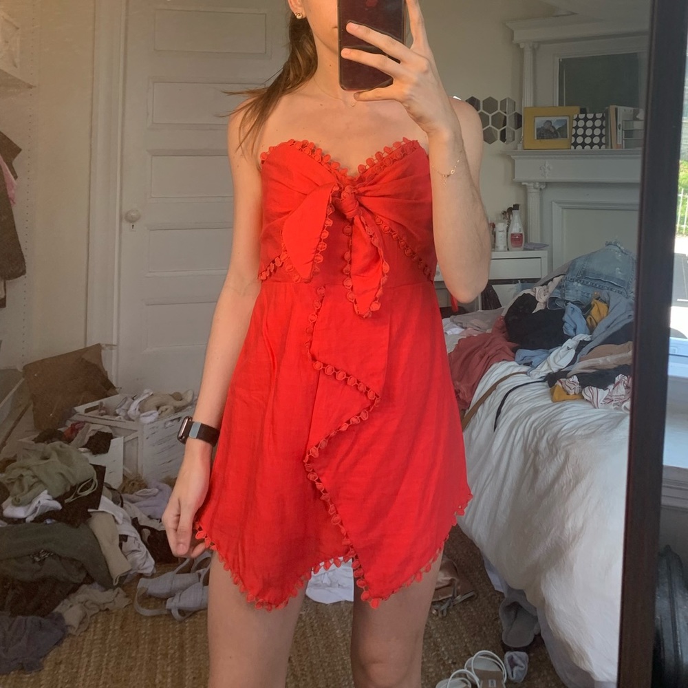 Red romper